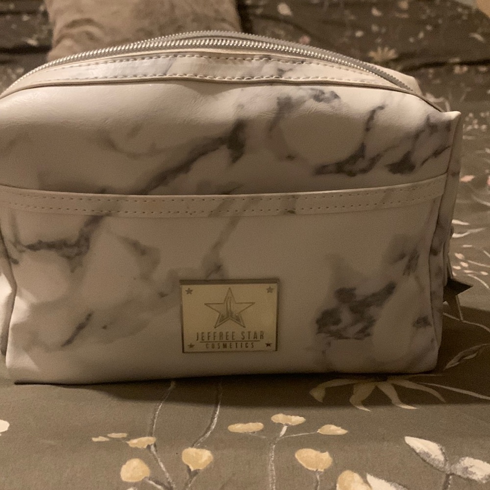Jeffrey Star white marble bag